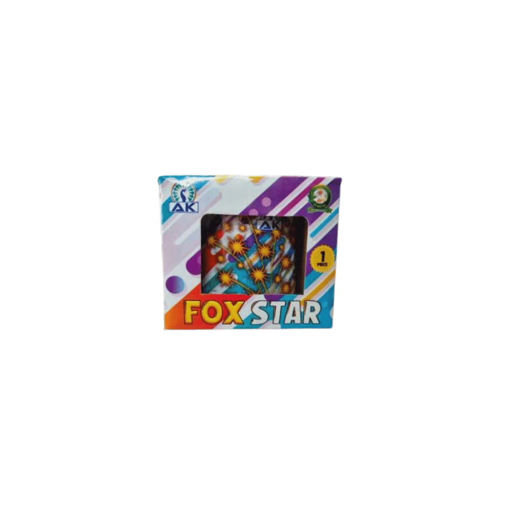 Fox Star (Red & Green Crackling)